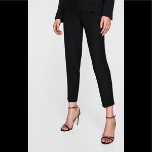 ZARA Black  Flare Leg Trouser Pants
